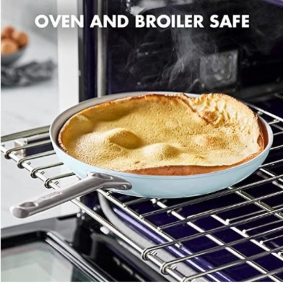 GreenPan: 11" - Hard Anodized Ceramic Nonstick Frying Pan/ Skillet (Lt Blue) - Picture 7 of 10